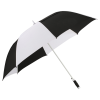 a black and white umbrella