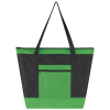 a green and black bag