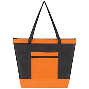 Additional Image 4 - a black and orange bag