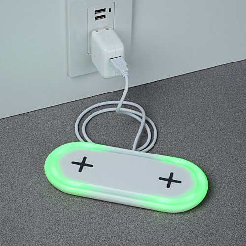 Additional Image 3 - a white rectangular object with green lights
