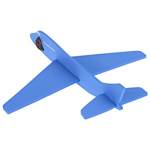 Additional Image 4 - a blue toy airplane on a white background