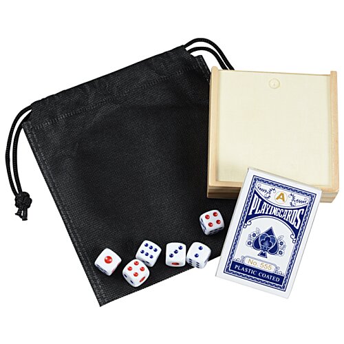 Additional Image 2 - a black bag with cards and a book