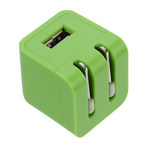 Additional Image 3 - a green cube with two ports