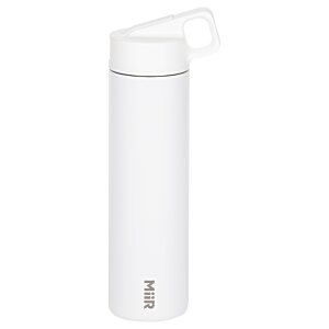 Additional Image 3 - a white water bottle with a white lid