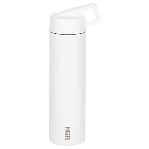 Additional Image 3 - a white water bottle with a white lid