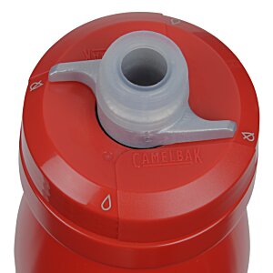 Additional Image 2 - a red plastic bottle with a white cap