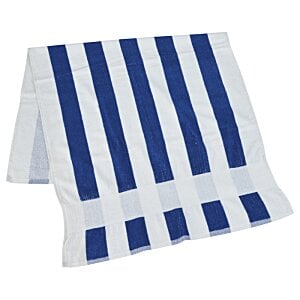 Additional Image 3 - a blue and white striped towel