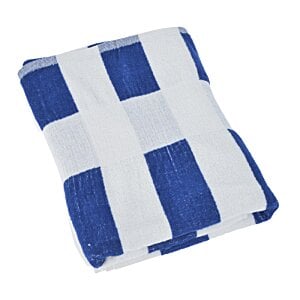 Additional Image 5 - a blue and white blanket