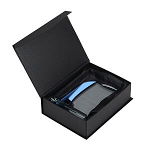 Additional Image 1 - a black box with a blue strip inside