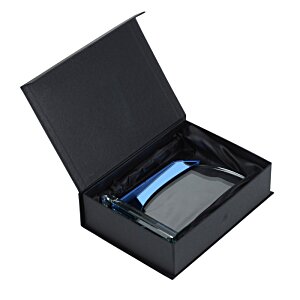 Additional Image 1 - a black box with a blue object inside