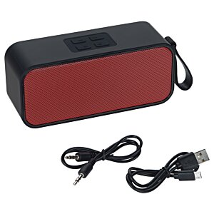 Additional Image 4 - a black rectangular object with a red rectangular object and black cords