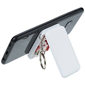 Additional Image 2 - a cell phone with a white tag attached to it