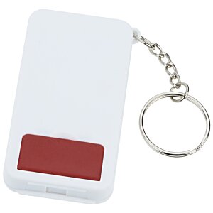 Additional Image 4 - a white rectangular object with a red square on it