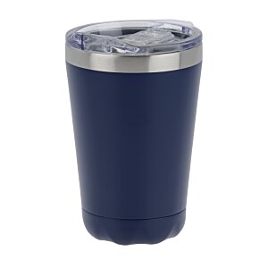 Additional Image 1 - a blue and silver tumbler