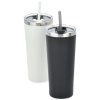 a couple of black and white cups