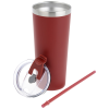 View Image 2 of 4 of Colma Vacuum Tumbler with Straw - 22 oz. - Colours