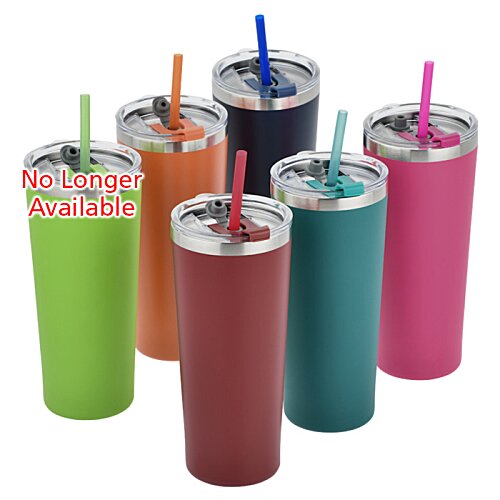 Additional Image 3 - a group of colorful drinks with straws