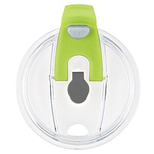 Additional Image 1 - a green and grey baby bottle holder