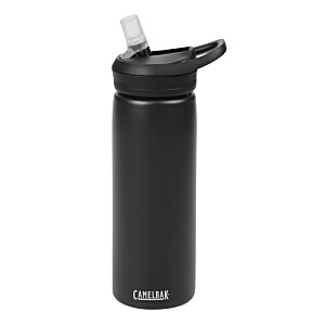 Additional Image 1 - a black water bottle with a straw