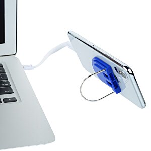 Additional Image 3 - a laptop with a blue cable attached to it