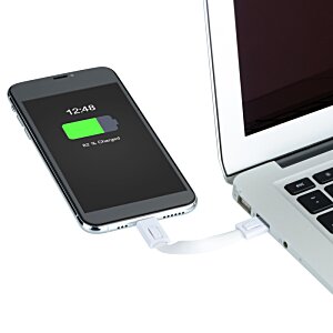 Additional Image 4 - a cell phone charging on a laptop