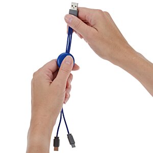 Additional Image 1 - a person holding a blue cord