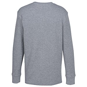 Additional Image 1 - a grey long sleeved shirt