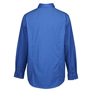 Additional Image 1 - a blue shirt with a long sleeve