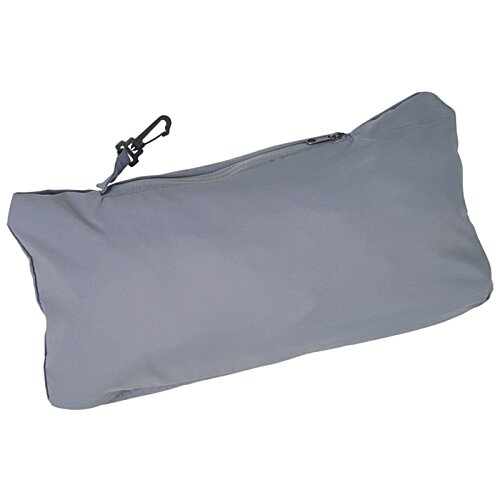 Additional Image 1 - a grey pillow with a cord