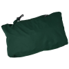 a green bag on a white background