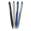 View Image 3 of 3 of Bolt Soft Touch Stylus Twist Metal Pen - 24 hr