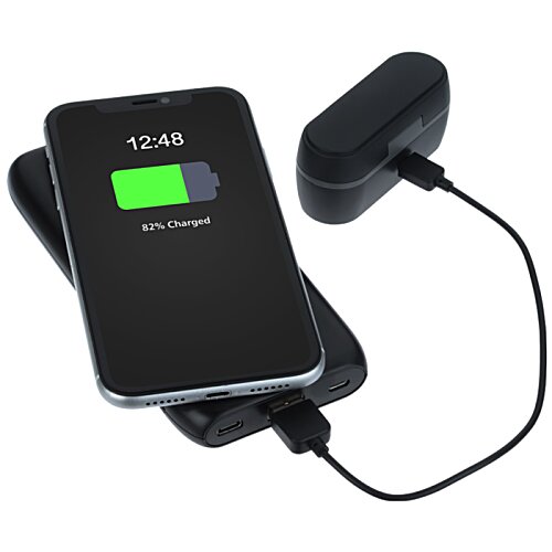 Additional Image 2 - a black device with a green screen