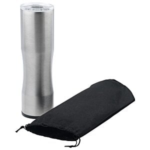 Additional Image 2 - a silver and black thermos