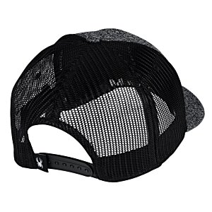 Additional Image 2 - a black hat with a mesh side
