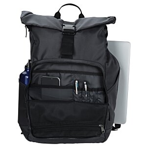Additional Image 1 - a black backpack with a strap