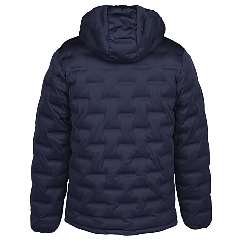 Additional Image 2 - a black puffer jacket with a hood