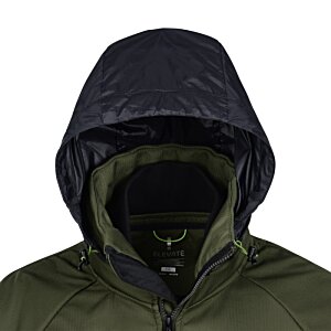 Additional Image 1 - a person wearing a green jacket with a black hood