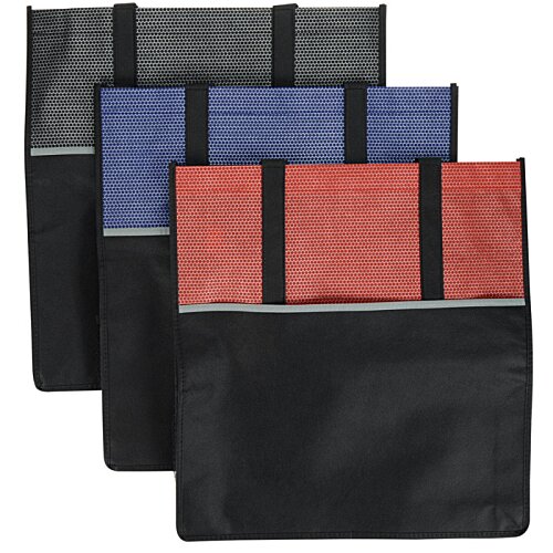 Xander Mesh Print Pocket Tote Image 1 of 3