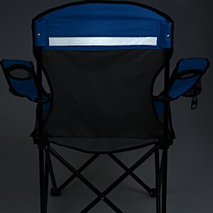 Additional Image 1 - a blue and black folding chair