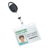 View Image 2 of 5 of Clip-On Secure-A-Badge - Opaque