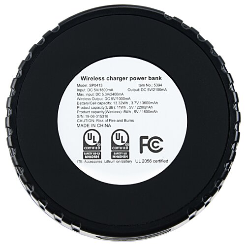 Additional Image 4 - a black circle with white label