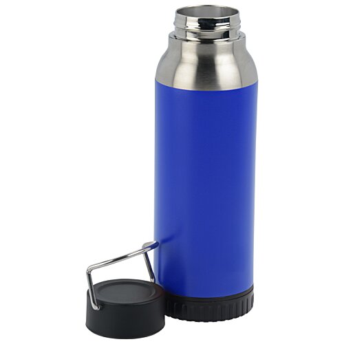Additional Image 5 - a blue and silver thermos