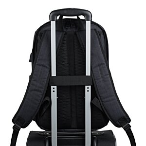 Additional Image 3 - a back of a black backpack