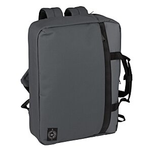 Additional Image 3 - a grey suitcase with black straps