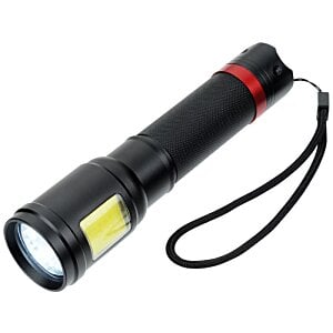 Additional Image 3 - a black flashlight with a strap
