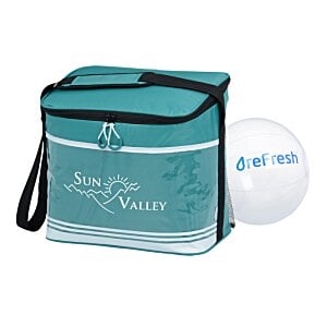 Additional Image 4 - a blue bag with a white ball