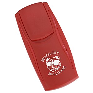 Additional Image 2 - a red object with a white logo