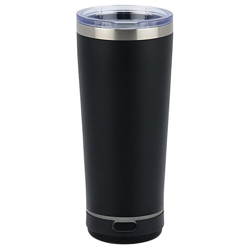 Additional Image 2 - a black and silver tumbler