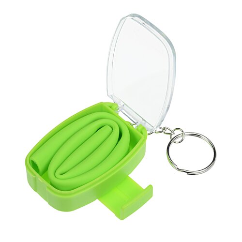 Silicone Straw in Phone Stand Case- Closeout Image 1 of 4