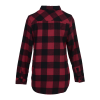 View Image 3 of 3 of Burnside Woven Plaid Flannel Shirt - Ladies'